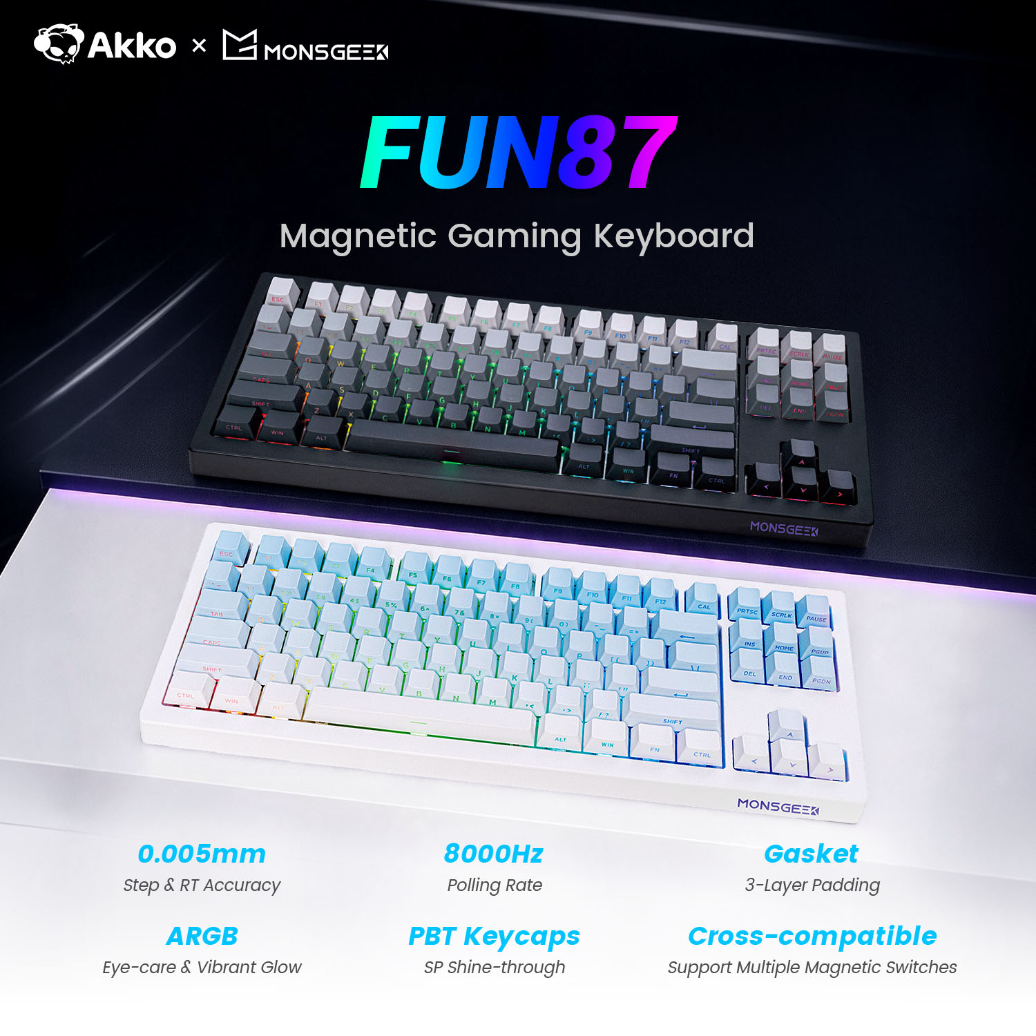 Gaming Keyboard Tkl - Механическая игровая клавиатура Akko x Monsgeek
