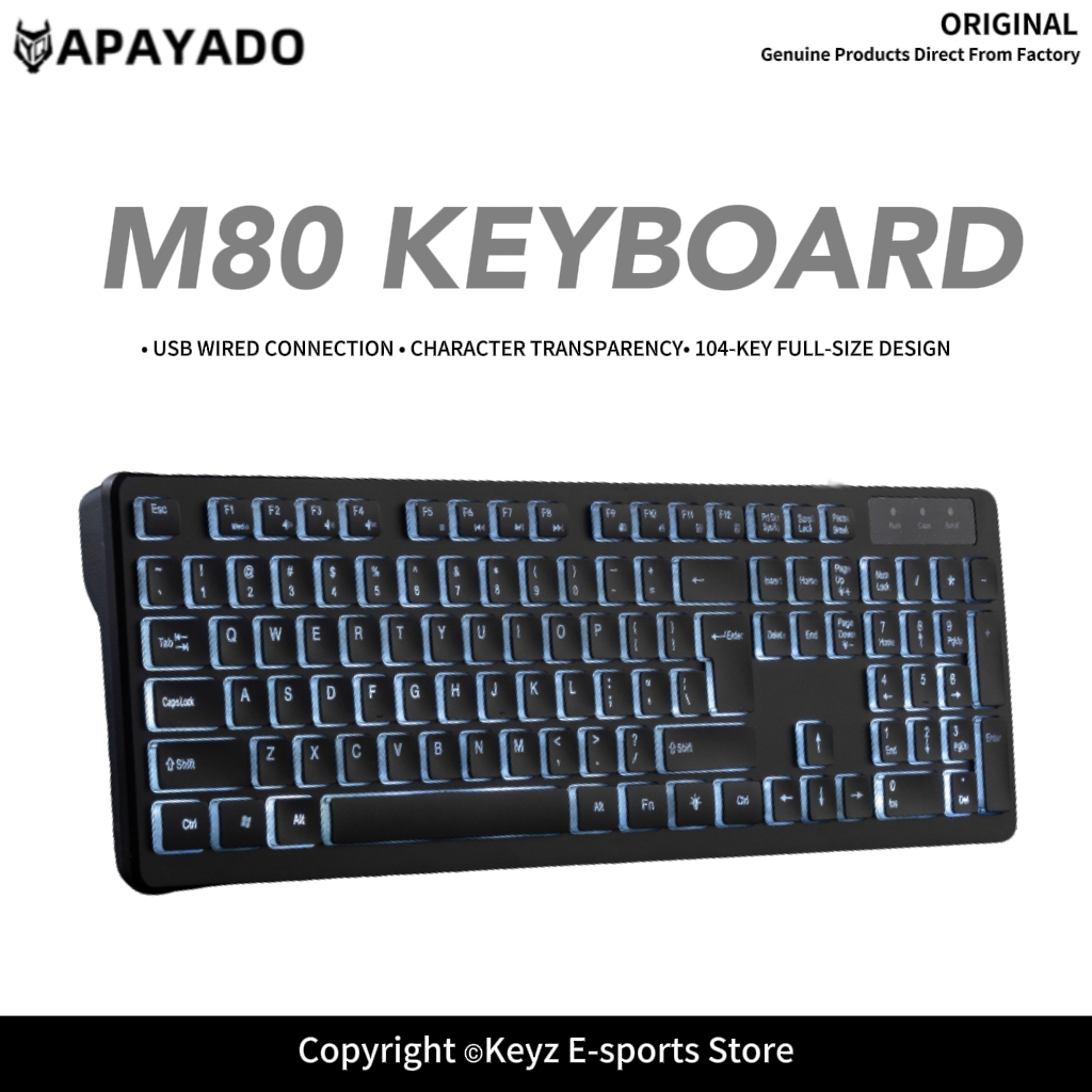 Gaming Keyboard That Is Quiet - Проводная USB-игровая клавиатура, ультратонкая, с шоколадными