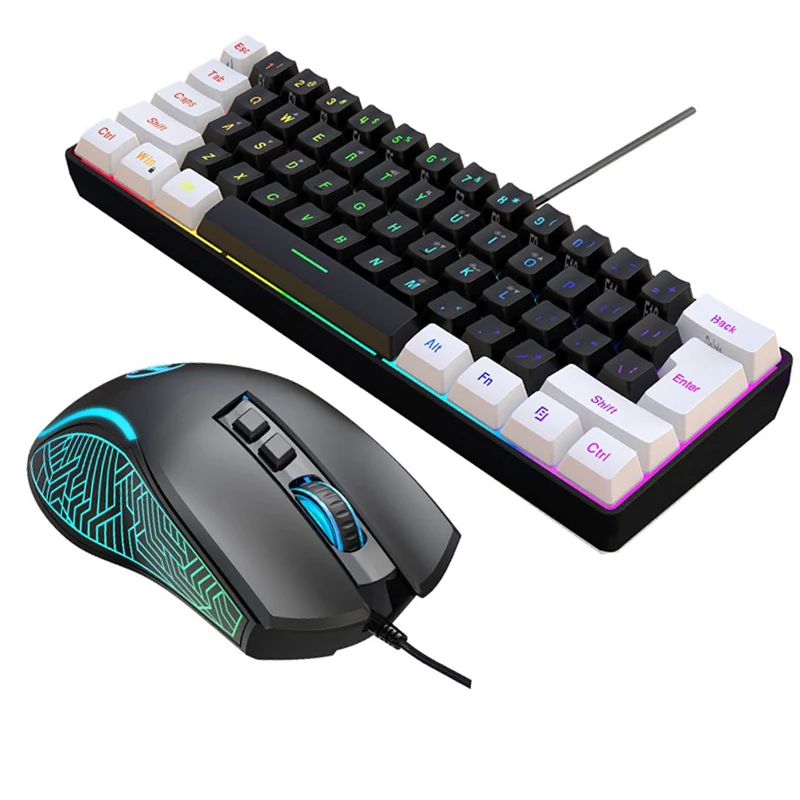 Комплект для геймеров: 60% кла – обзор и цена Gaming Keyboard Mouse And Headset Combo